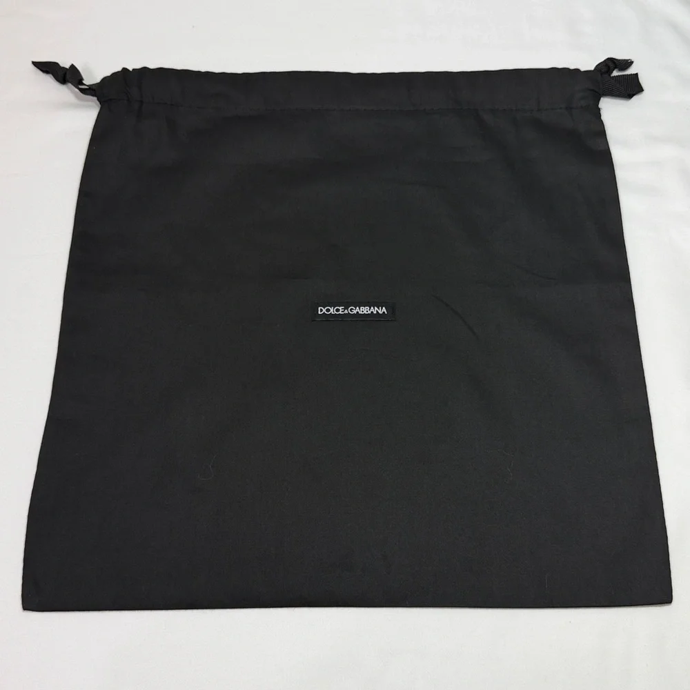 Dolce &‎ Gabbana Classic Black Drawstring Dust bag